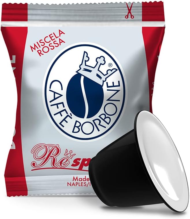 Caffe Borbone Compatible Nespresso Pods, Red Blend