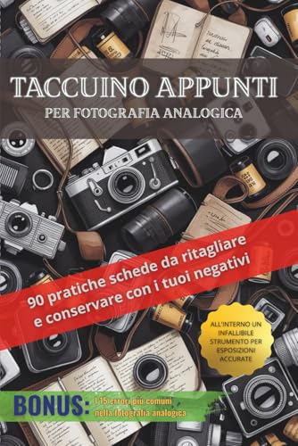 Taccuino appunti per fotografia analogica: Quaderno per annotare le impostazioni della fotocamera