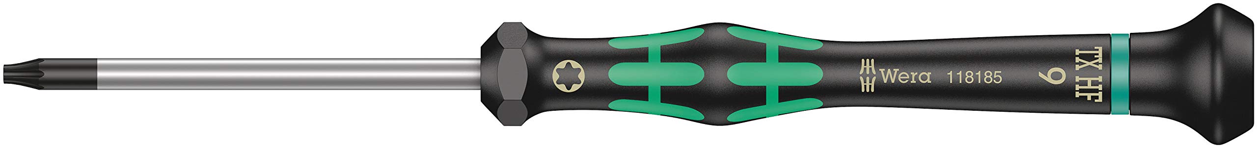 Wera 05118185001 TX9 x 60 mm 2067 TORX Driver with Holding Function - Silver