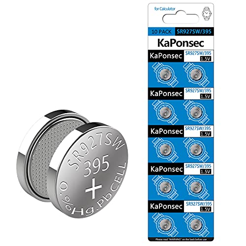 KaPonsec 10pcs SR927SW LR926 LR57 AG7 395 1.5V Silver...