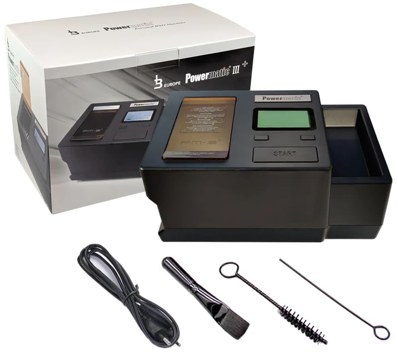 Powermatic Máquina de cigarrillos eléctrica 3 plus Zorr con cortador de tabaco