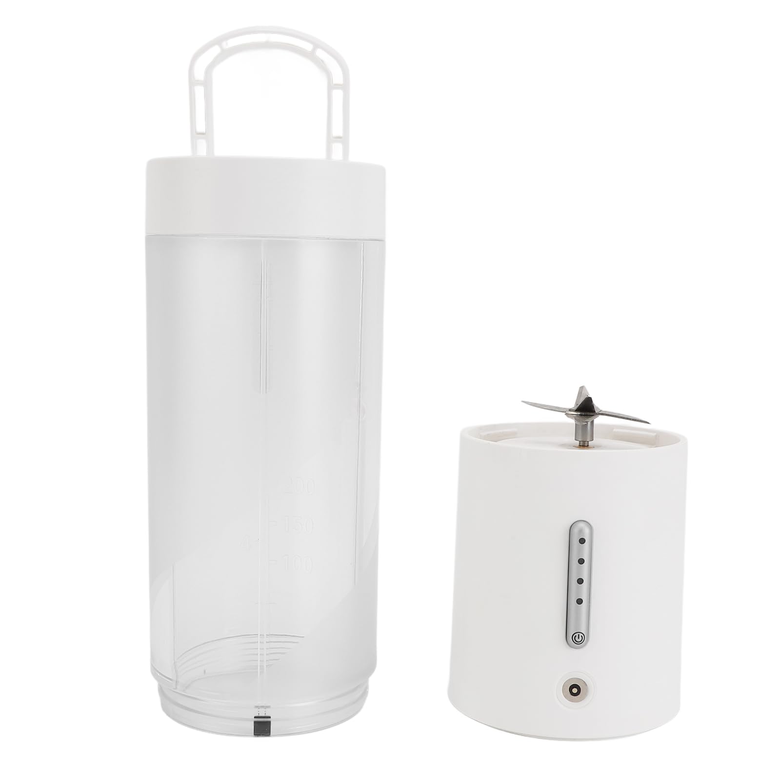 Pssopp Batidora Portátil, Mini Exprimidor Eléctrico Recargable por USB, 450 Ml, PC ABS con Batería de 4000 MAh, Batidora Fácil de Limpiar para Cocina, Oficina, Viajes