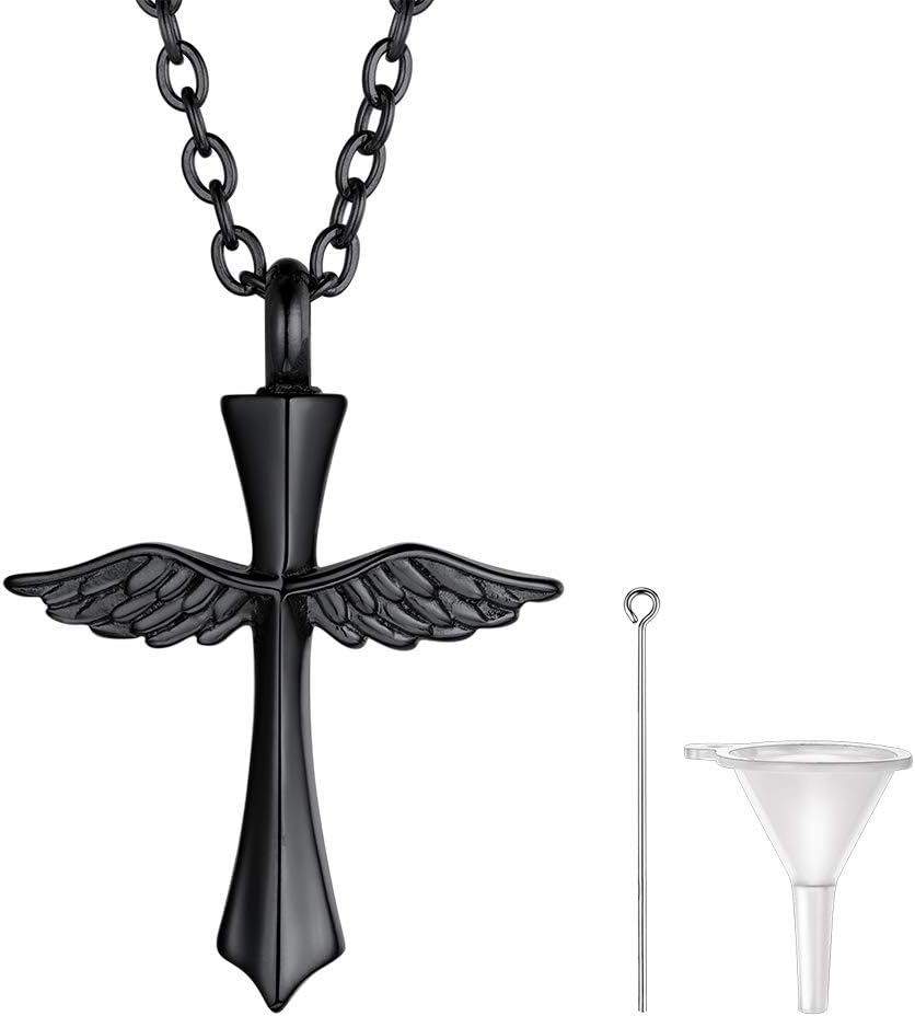 SUPPL Levensboom Crematie Sieraden Voor As Hanger Roestvrij Staal Water Drop Keepsake Memorial Urn Ketting