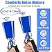 Cow Bells for Sporting Events Cowbell with Handle Wrist Strap 2 Pack 10