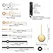 Hicarer Quartz Pendulum Clock Movement DIY Movement Kits with 2 Pairs Hands and Pendulum