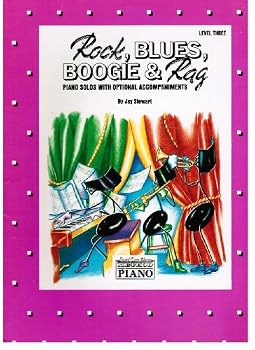 Paperback Rock, Blues, Boogie & Rag level 3 Piano solos with optional accompaniments (David Carr Glover Method for Piano) Book
