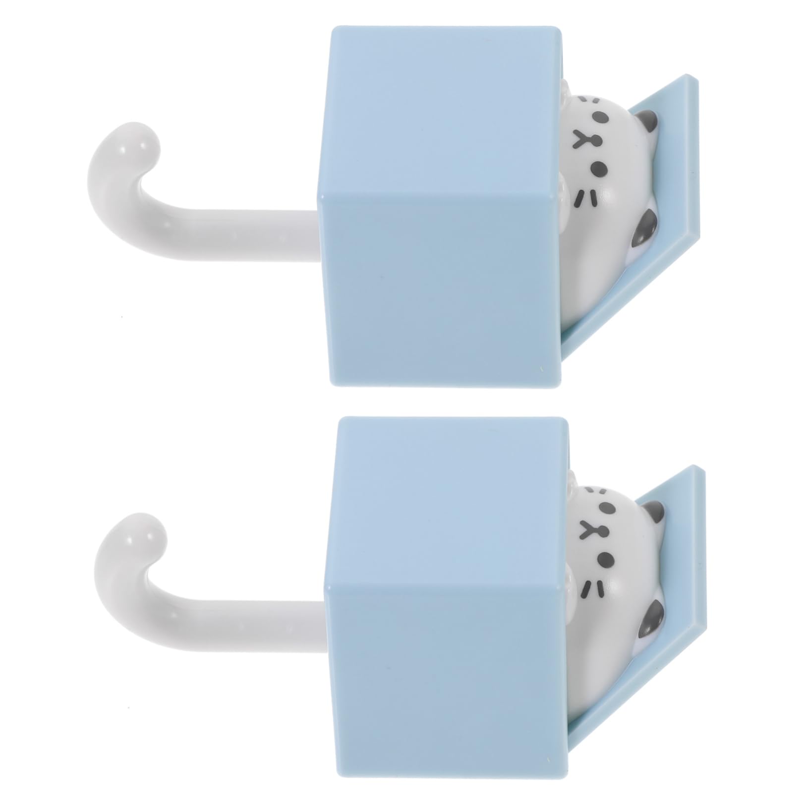 SHINEOFI Perchero Sin Perforaciones Toalla Ducha Ganchos De Pared Para Colgar Ropa Percha Colgador De Llave Gancho De Baño Gancho De Pared Ganchos De Baño El Plastico 2 Piezas X 4