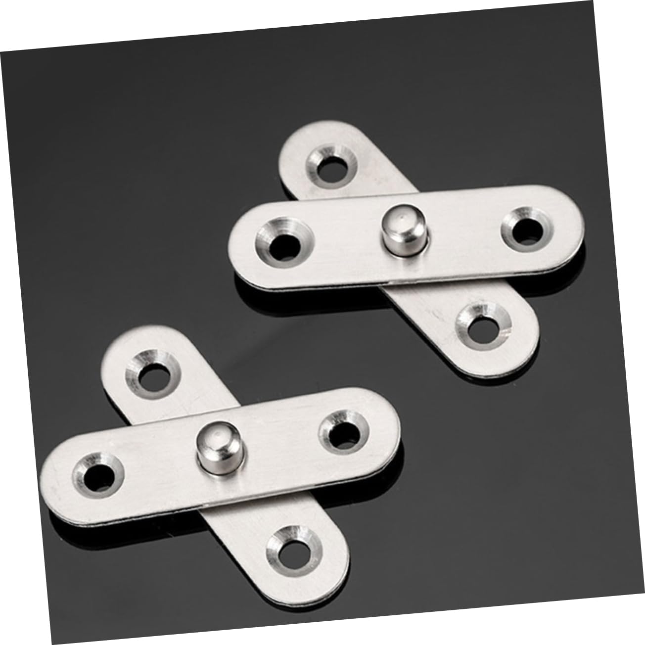 Artibetter 40pcs Rotating Hidden Door Hinges Pivot Hinges for Easy Installation Smooth for Various Door and Window Applications