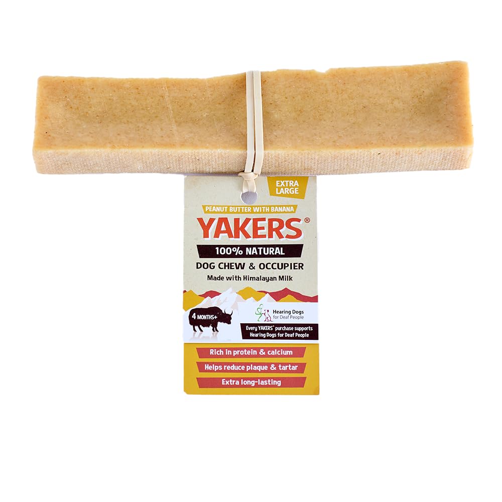 YAKERS Peanut Butter Dog Chew Extra Large