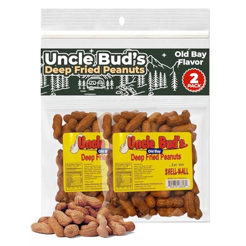 Image of Uncle Bud's Deep Fried Peanuts, Old Bay Flavor - 2 Pack