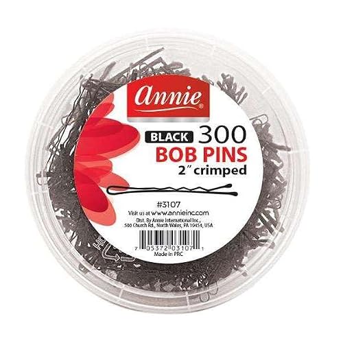 Annie Bob Pins 2" 300ct Black