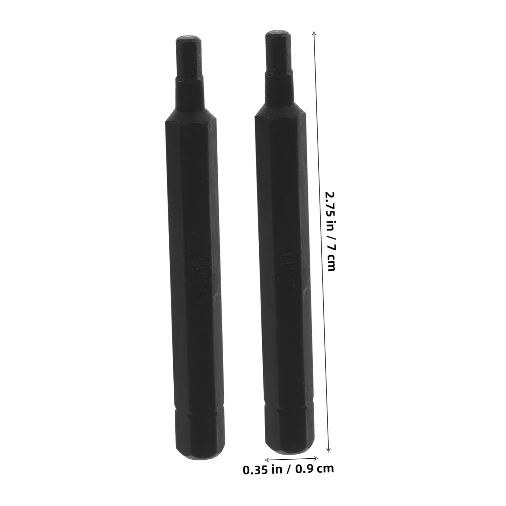Jeu D'embouts de Tournevis Hexagonaux 4mm, Lot de 10 Set de Set de Noirs | Acier Inoxydable, pour Moto, Entretien et Réglage, Format Portable, Design Multifonction Sûr et Stable