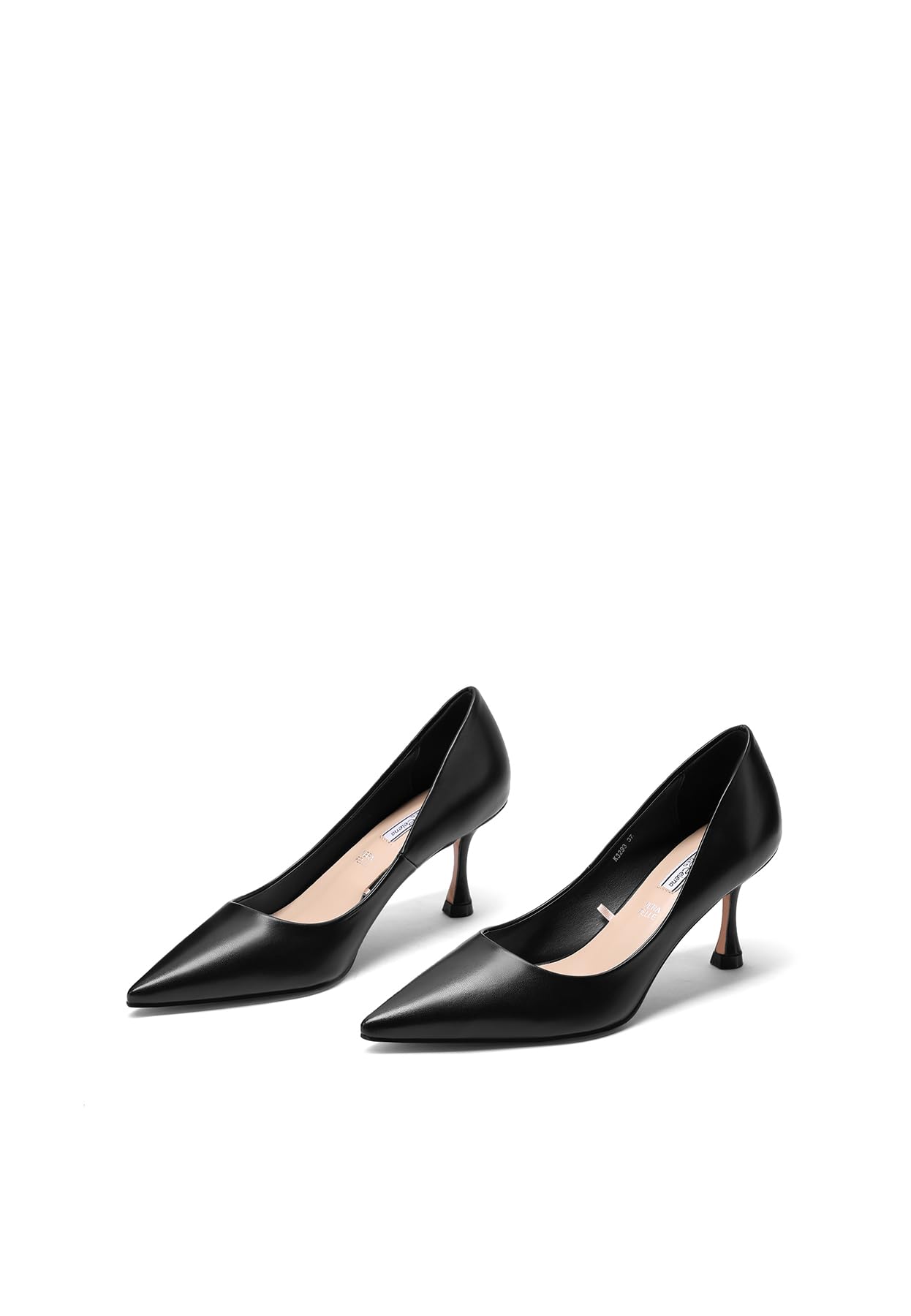QUEEN HELENA Décolleté con Tacco Basso Scarpe Eleganti a Punta Chiusa Donna K3293