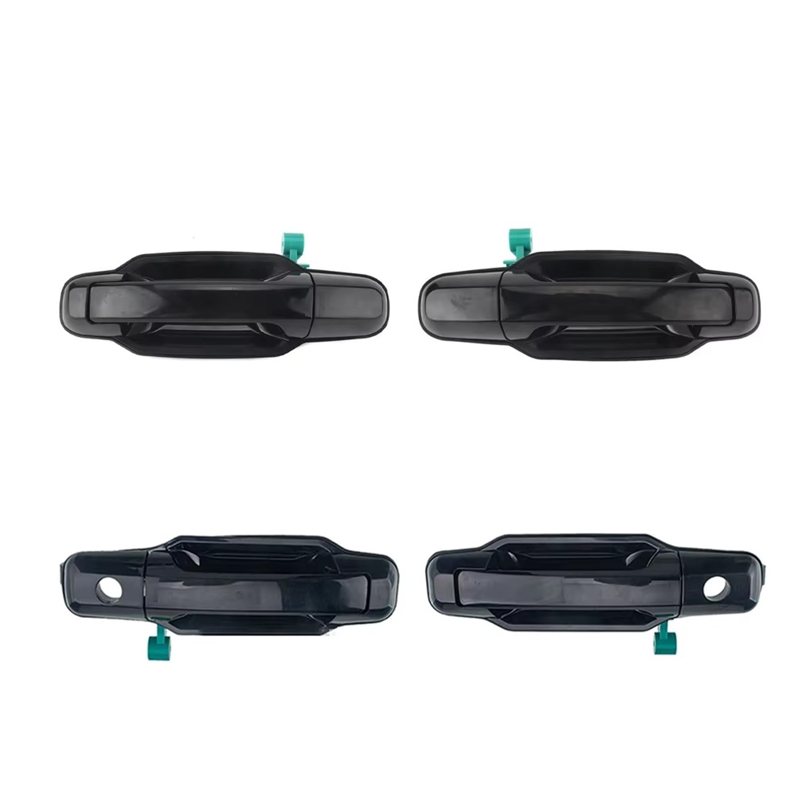 Poignée porte Kia Sorento noire extérieure 826503E021 avant arrière 4 pièces