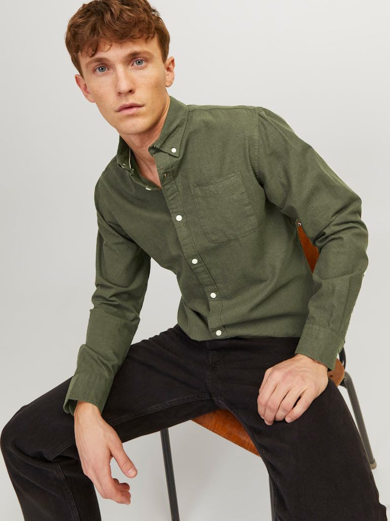 JACK & JONES Male Oberhemd Regular Fit Oberhemd | Dress shirt