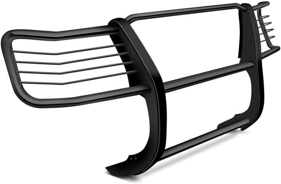 Black Horse Grille brush Bumper Guard Modular Black Compatible with 2017-2024 Nissan Titan(Excl. Titan XD models)-17NR27MA