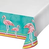 Creative Converting 319989 Border Print Plastic Tablecover, 54 x 102