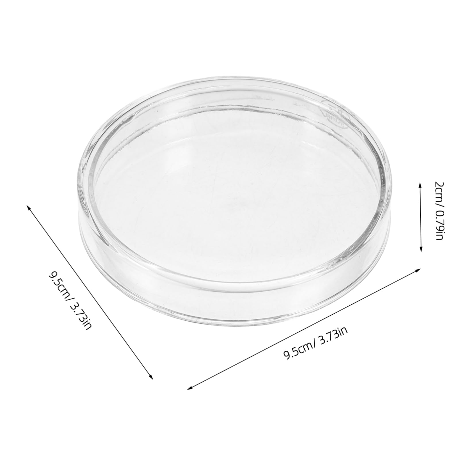 OSOLADY Laboratory Petri Dish Black Petri Dish Agar Plates Cicular Petri Dish Dispenser Petri Dishes with Agar Laboratory Decor Cell Culture Dish Laboratory Petri Holder Transparent Glass