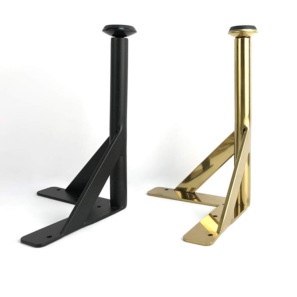 4 piedini regolabili per mobili e mobili, in acciaio inox, adatti per tutti i tipi di mobili fai da te (20,5 cm)