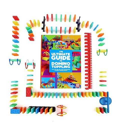 Bulk Dominoes Ultimate Starter 101 Kinetic Domino Kit | Dominoes Set, STEM STEAM Small Toys, Family Games for Kids, Kids Toys and Games, Building, Toppling, Chain Reaction Sets Bulk Dominoes Ultimate Starter 101 Kinetic Domino Kit | Dominoes Set, STEM STEAM Small Toys, Family Games for Kids, Kids Toys and Games, Building, Toppling, Chain Reaction Sets
