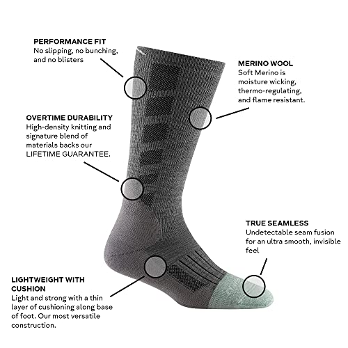 Darn Tough (2202) Women's Work Emma Claire Mid-Calf Lightweight with Cushion Sock2