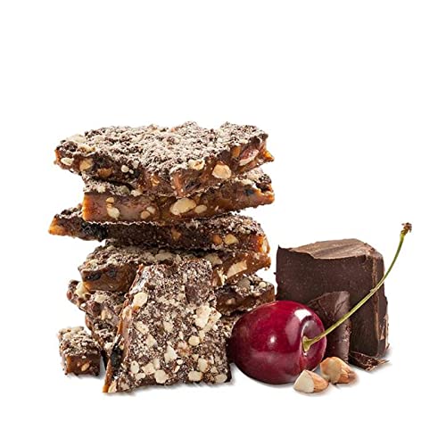 Dave's Sweet Tooth Toffee - Dark Chocolate Cherry Toffee Gift Set (4 Oz. X 3) - Handmade Dark Chocolate Covered Cherries Toffee With Real Butter, Real Sugar, Hand-Sliced Almonds Naturally Gluten-Free #TOP2