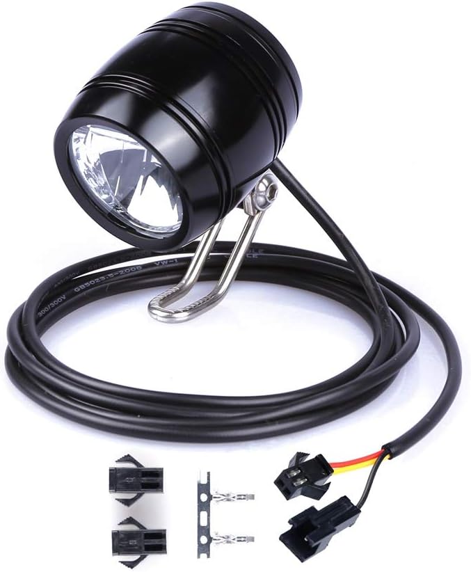 Accolmile Electric Bike Headlight 12V80V Builtin Horn