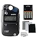 Produktbild Sekonic L-308S Flashmate Digitales Messgerät für Unfall, Reflektierendes und Blitzlicht, 4 AA-Batterien mit Schnellladegerät, digitales graues Karten-Set mit Umhängeband und Photo4less Reinigungstuch