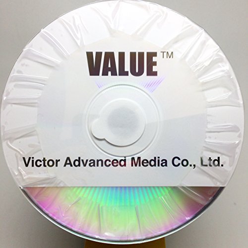 Cmc Pro/Taiyo Yuden DVD-R4.7GB/120MIN Valueline 8X/16X, superficie de cubo transparente, 100 unidades, envoltura transparente a granel