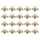 Beavorty 20 Stücke Metall Zubehör Strass Nagelverzierungen Hochzeit Hochzeit Dekoration Nagelkunst Scheiben Nagelkunst Schmuck Charms Maniküre Biene