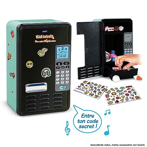 VTech, KidiSecrets, My MagicLocker Blue and Black, Secret Safe with Code, Personalised Treasure Box, Speaker, Games - Image 3