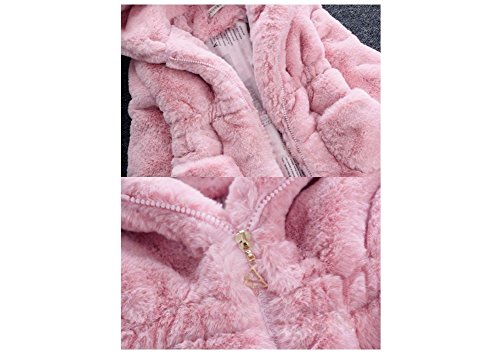 Winter Coat for Toddler Girl Rabbit Ears Winter Coat for Toddler Girls Faux Fur2