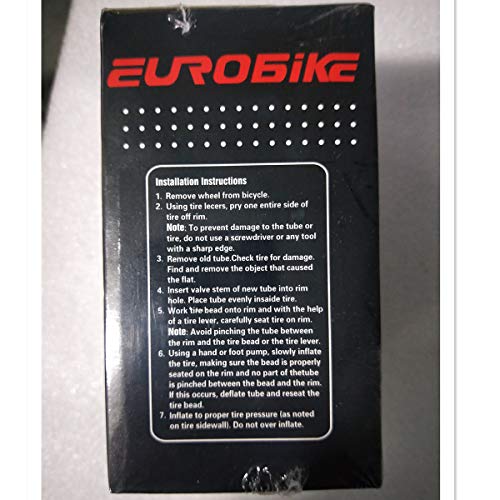 Eurobike tubo interno para bicicleta de montanha de 66 cm 48 mm de comprimento, tubo interno para bi