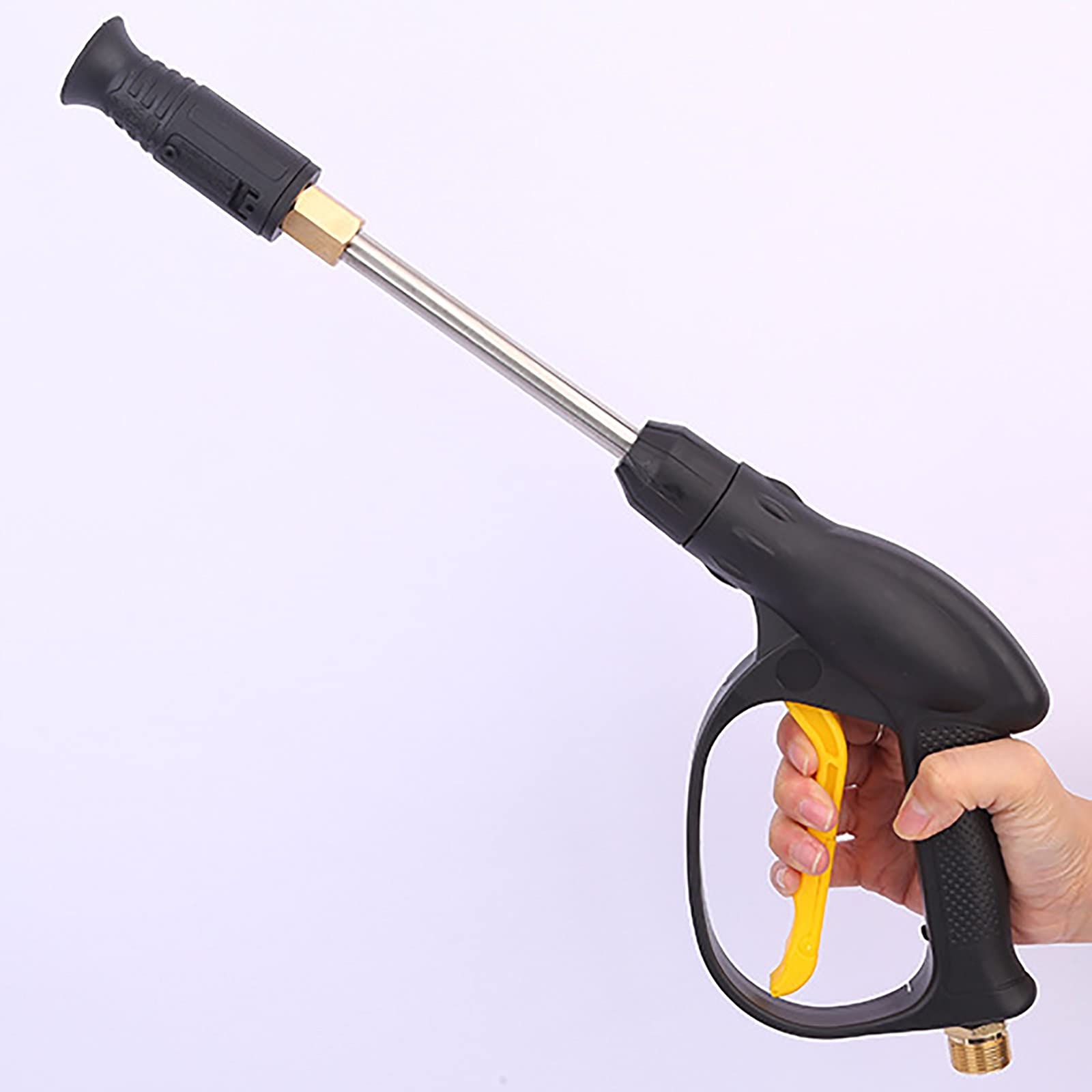 Pistola Pulverizadora para Riego Pistola de agua lavado autos Herramienta regación pistola Duckbill extendida para Limpiar Riego
