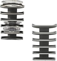 Vista 7 de Organizador de tapas para montaje en pared o gabinete, compatible con Yeti Rambler y vasos, organizador de 5 tapas que se adapta a la mayoría