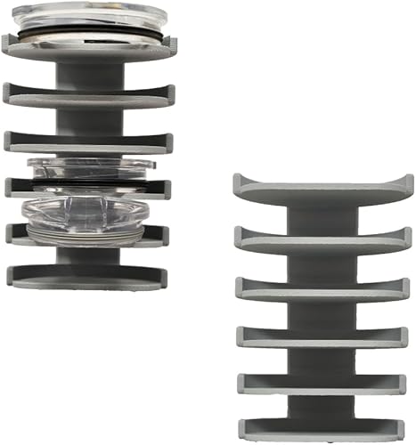 Organizador de tapas para montaje en pared o gabinete, compatible con Yeti Rambler y vasos, organizador de 5 tapas que se adapta a la mayoría de