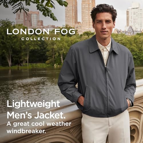 image for LONDON FOG mens Auburn Zip-front Golf (Regular & Big-tall Sizes) Cotto
