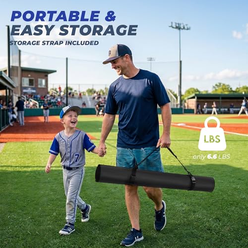 Image of 6x4ft Batting Mat for Batting Stance Practice