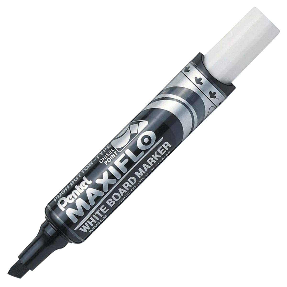 Pentel Maxiflo White Board Marker, Bullet Point 2.5mm, 12/box, Gree - View #10