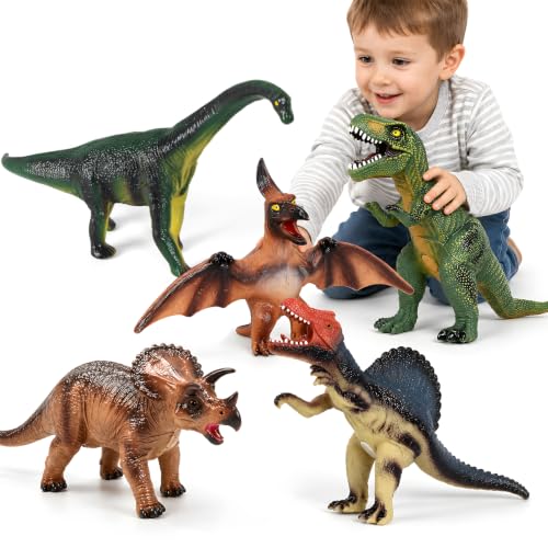 artcool 5P Dinosaur Toys, Realistic Dinosaur Figures Set for Party Favors, Birthday Gifts, and Educational Play