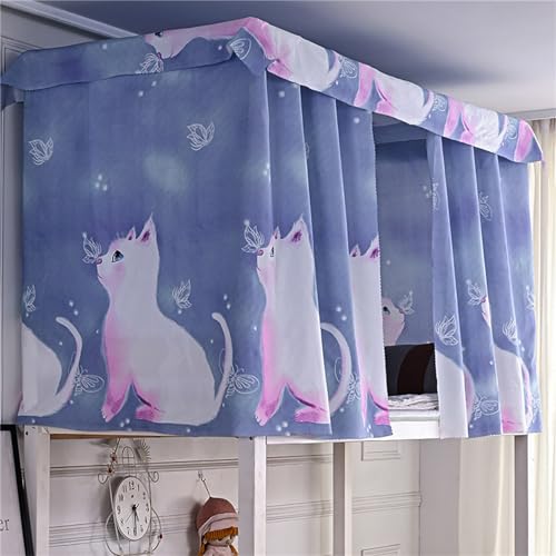 XGOPTS Bettvorhang Set 2-teilig 1.15x2m - Vorhänge Für Hochbett & Etagenbett