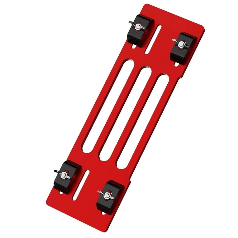 Jnchdghwa Red Cutting Machine Base Plate Electric Circular Saw Flip Cover Plate Adjustable Cutter Machine Positioning Plate