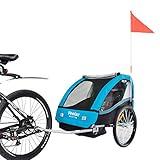 fahrrad anhänger kinderwagen Ohne Werkzeug schnell zusammen gebaut