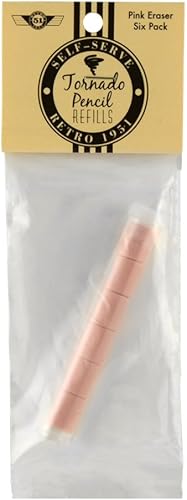 Miniatura 3 de Retro 51 Recambios Borrador Rosa Tornado 6 Pack