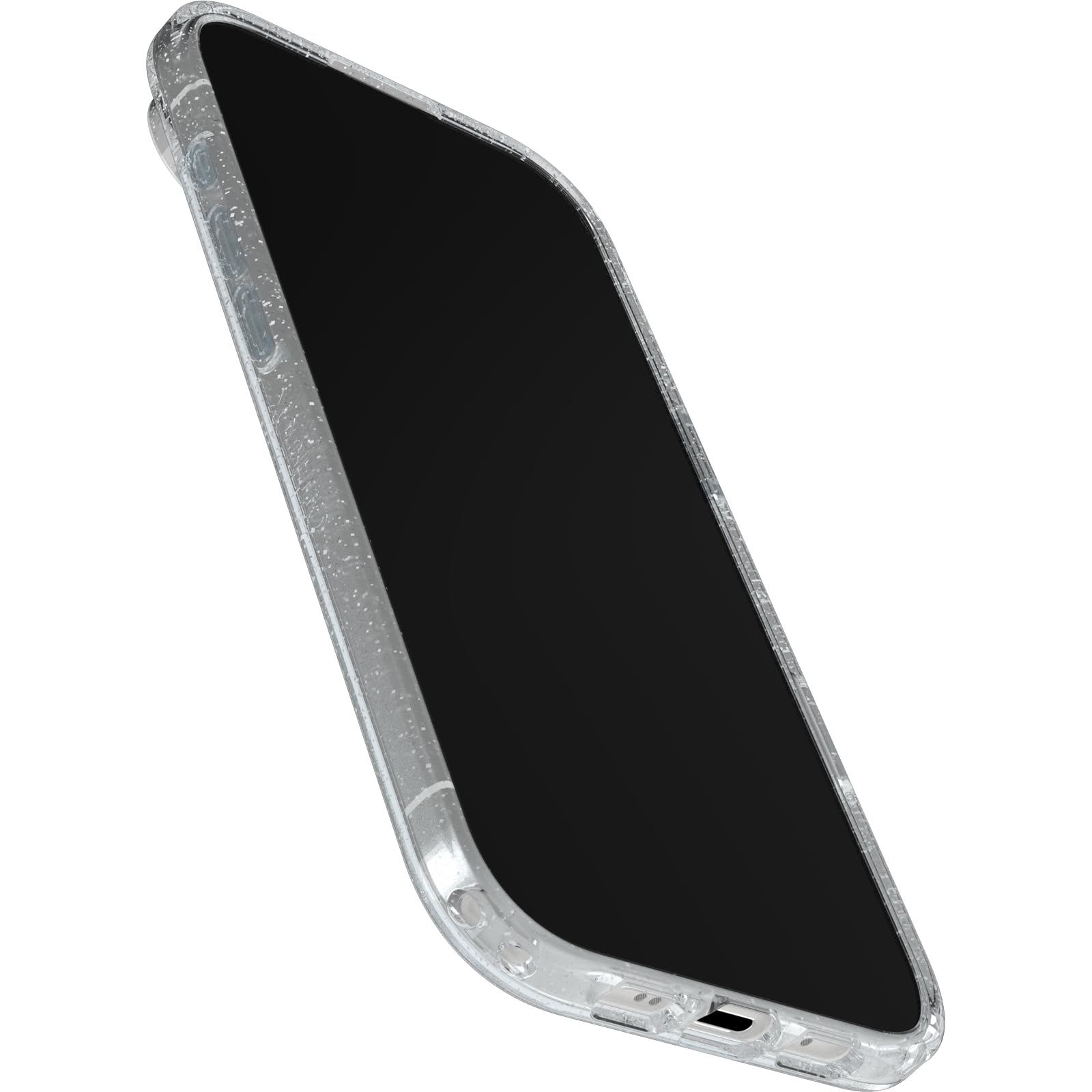 OtterBox Funda Transparente para iPhone 17 Air Symmetry Series - Carcasa de Silicona con Purpurina ultradelgada y Elegante