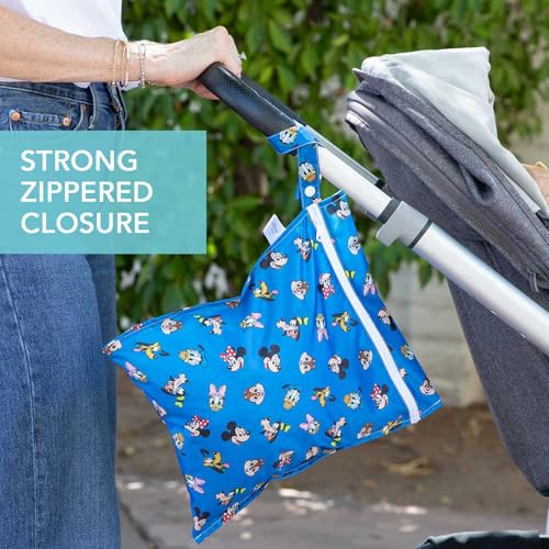 image for Bumkins Disney Waterproof Wet Bag for Baby, Travel, Swim Suit, Cloth D