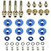 Dewhel B-SERIES B16 B17 B18 VTEC LOW-PROFILE SLIM VALVE COVER HARDWARE WASHER BOLT Color Blue