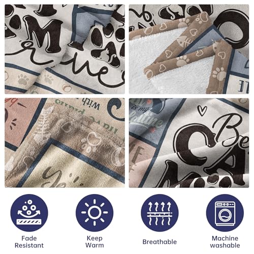 SteadStyle Cat Mom Gifts- Best Mom Ever Blanket for Cat Lovers by SteadStyle - Used condition - Image 6