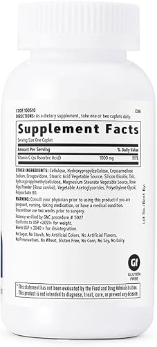 Miniatura 2 de GNC Vitamina C 1000 mg, 100 comprimidos, proporciona apoyo inmunológico