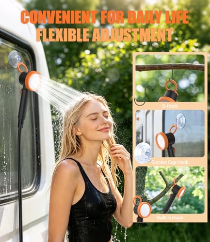 Kit douche de camping portable pour ne plus manquer d'eau en randonnée - 2